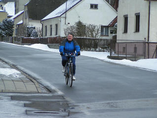 Rychlí cyklisti u nás jezdí i za třeskutých mrazů